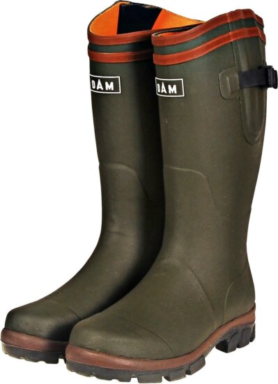 DAM FLEX NEOPRENE RUBBER BOOTS 41-7 GREEN gumicsizma