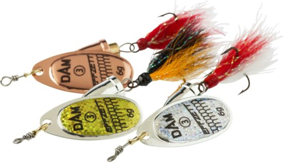 DAM EXECUTOR DRESSED SPINNER 3 6G S RF RED körforgó villantó