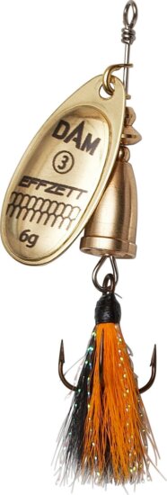 DAM EXECUTOR DRESSED SPINNER 3 6G S GOLD körforgó villantó