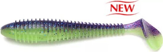 Keitech Swing Impact FAT 4,8" / PAL#06 - Violet Lime Belly gumihal