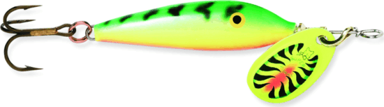 Blue Fox Vibrax Minnow Spin n.2. 4g - Firetiger