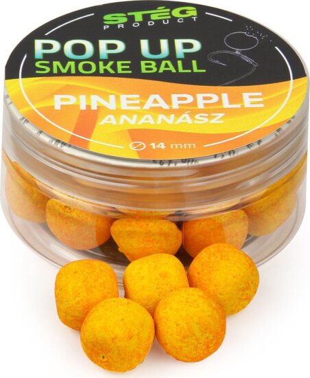 Stég Pop Up Smoke Ball 25g 14mm Pineapple