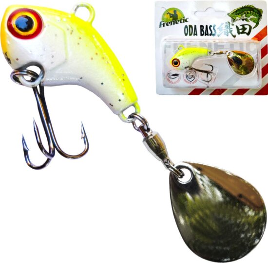 Frenetic ODA BASS 18g sárga/fehér SFC 35+30mm