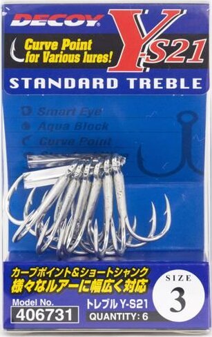 Hármas Horog Decoy Y-S21 Standard #6