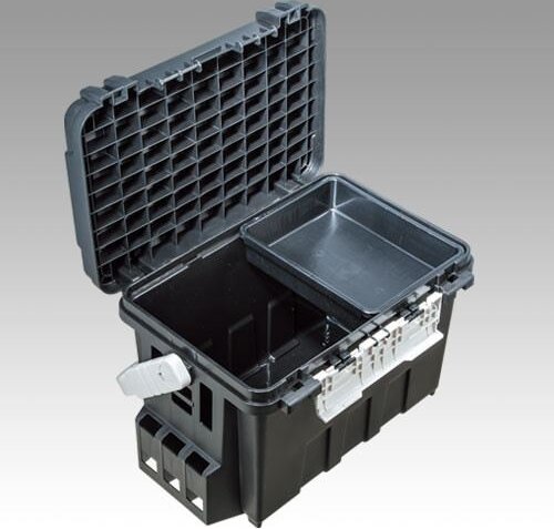 Meiho Bucket Mouth BM-9000 műanyag horgász láda fekete