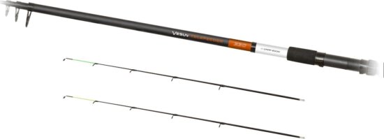 CZ Vesuv Telefeeder horgászbot, 330 cm, 40-90 g, 6+3 részes