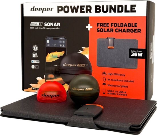Deeper Chirp 3 Winter Power Bundle - Ajándék Napelemes Töltővel