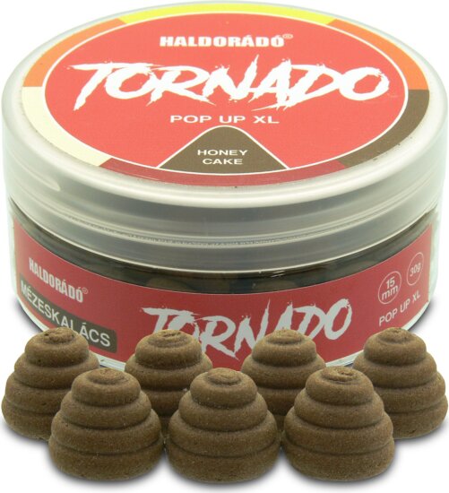 Haldorádó TORNADO Pop Up XL 15mm - Mézeskalács