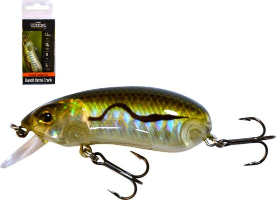Wizard Bandit Rattle Crank Slow-Sinking 2M 5,5Cm 10G Sg