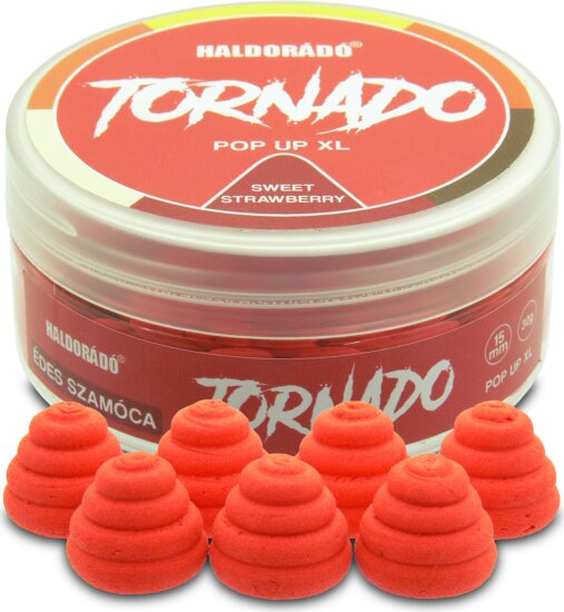 Haldorádó TORNADO Pop Up XL 15mm - Édes Szamóca