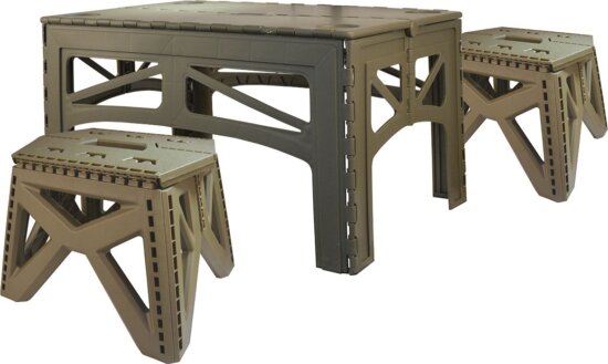 The One Practic Asztal És Dupla Szék Szett