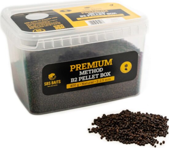 SBS Premium Method B2 Pellet Box (Hideg Vízre) 400 G Natural