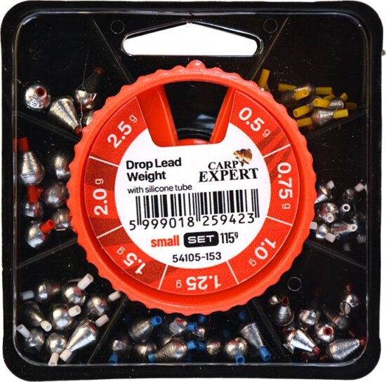 Carp Expert Small Betétes Cseppólom Készlet 0,5-2,5G Natur 115G