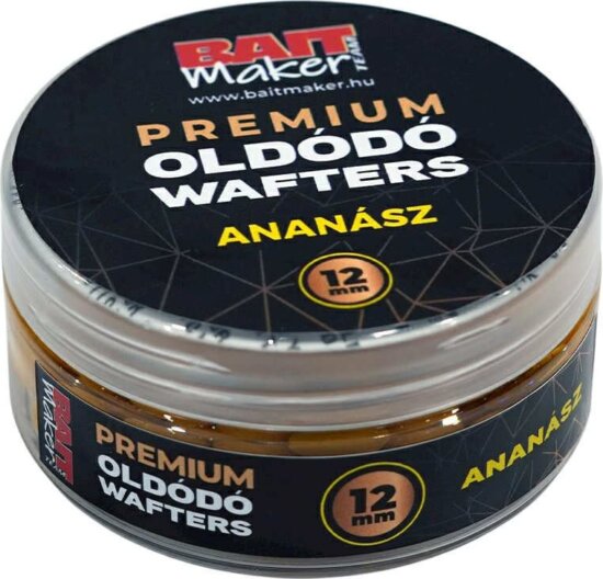 BAIT MAKER Premium Oldódó Wafters 12 mm Ananász 30 g