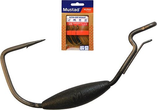 Mustad Alpha-Grip Assault - Weighted 5G Titanx 4/1 3db/cs