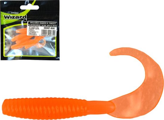 Wizard Harpex Twist Fluorange 5Cm 5db/cs