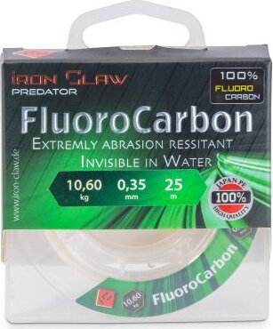 IRON CLAW 100% Fluorocarbon 25m /Japán PE