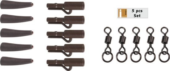 ANACONDA 360° Flex Ring Swivel Saftey Clip Kit Brown 5db