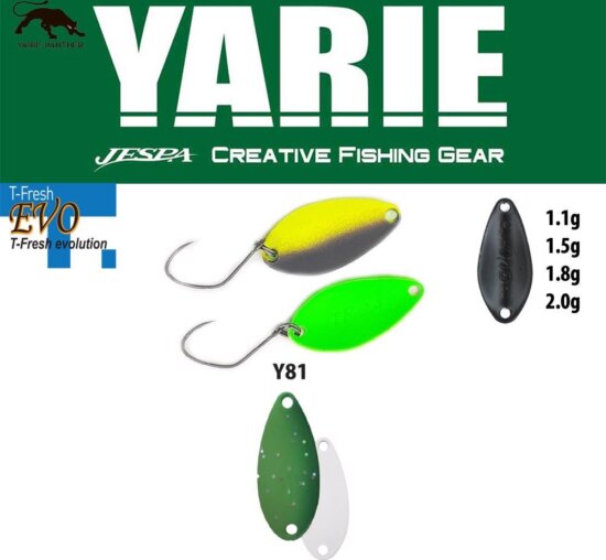 Yarie Jespa Yarie 710T T-Fresh Evo 1.5g Y81 Cucumber