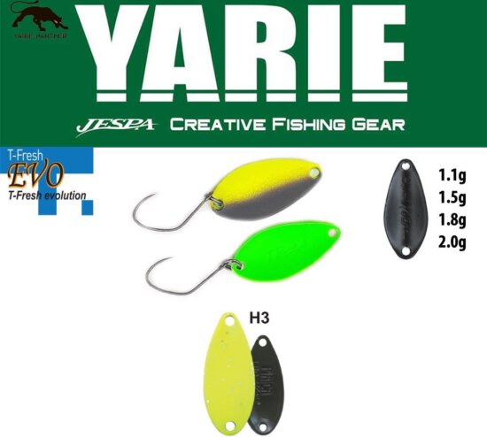 Yarie Jespa Yarie 710T T-Fresh Evo 1.5g H3 Chart Glitter