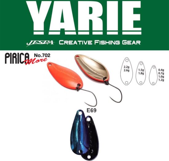 Yarie Jespa Yarie 702 Pirica More 2.2g E69 Fire Blue
