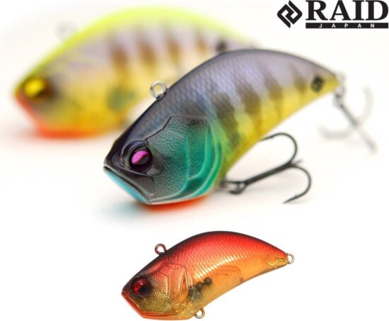 Raid Japan Raid Level Vib 54mm 10.6g 050 Sparkling Red
