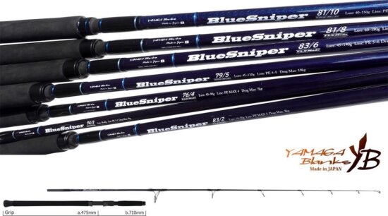 Yamaga Blanks Yamaga Blue Sniper 76/4 Rgd Mode 2.31m 40-90g