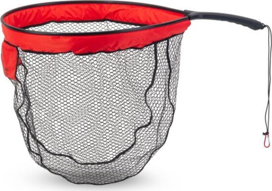 Iron Claw cserkelő merítőháló szilikonbevonatú gumírozott hálóval XL / 60x50cm