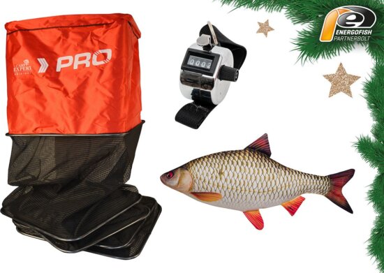 Karácsonyi Profi Haltartó Szett Ajándék 64Cm-Es Bodorkapárnával