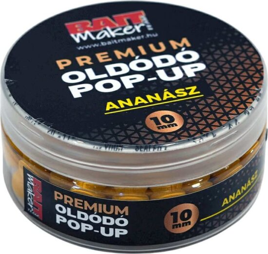 BAIT MAKER Premium Oldódó Pop Up 10 mm Ananász 25 g