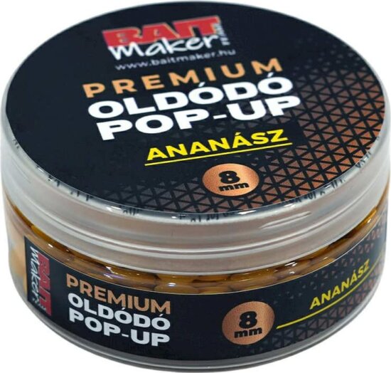 BAIT MAKER Premium Oldódó Pop Up 8 mm Ananász 20 g