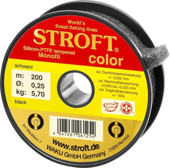 Stroft Color Black főzsinór 200m 0,25mm