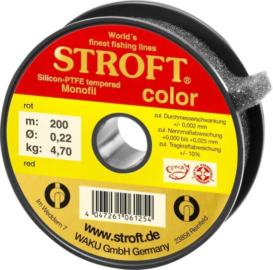 Stroft Color Red főzsinór 200m 0,22mm