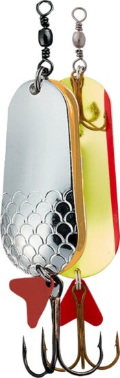 DAM TWIN SPOON 6.5CM 30G SINKING SILVER/GOLD támolygó villantó