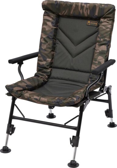 Prologic AVENGER COMFORT CAMO CHAIR W/ARM N COVER, 5.5KG, 50X38X55CM hogász szék