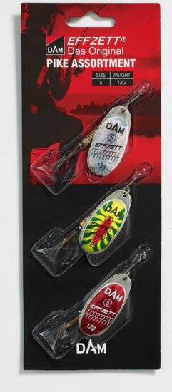 DAM EFFZETT ASSORTMENT 4 Darab SPINNER 2 4G S PERCH körforgó villantó szett