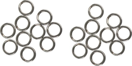 Savage Gear STAINLESS SPLITRING F SS 7MM 19KG 20 Darab kulcskarika