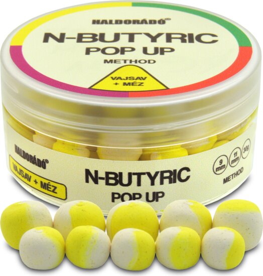 Haldorádó N-Butyric Pop Up Method 9, 11mm - Vajsav + Méz