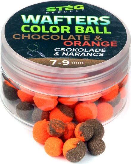 Stég Wafters Color Ball 7-9mm 15g Chocolate-Orange