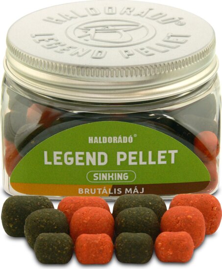 Haldorádó LEGEND PELLET Sinking 8, 12, 16mm - Brutális Máj