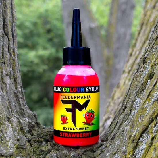 Feedermánia Fluo Colour Syrup - Strawberry