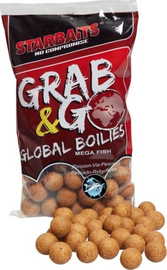Starbaits Boilies Global Mega Fish 800g 14mm