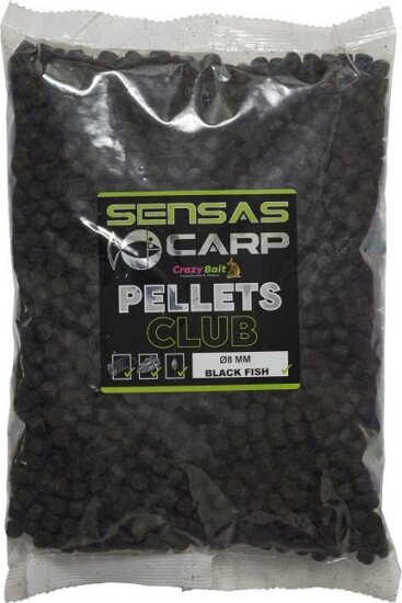 Sensas Pellet Club Black Fish 800g 4mm