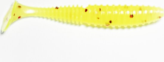 Reiva Zander Power Shad by Jadabo 5 cm Yellow Red Flake YRF