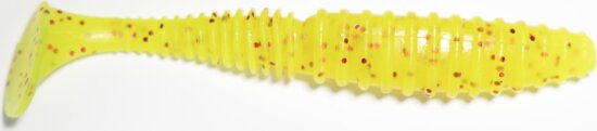 Reiva Zander Power Shad by Jadabo 10 cm Yellow Red Flake YRF