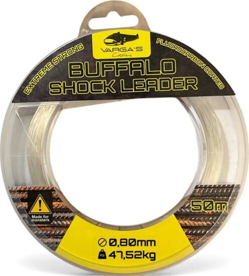 Varga'S Buffalo shock leader 0,8mm 50m harcsázó előke