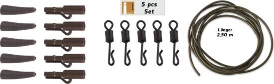 ANACONDA Quick Change Safety Clip Power Pack /Brown 5 szett