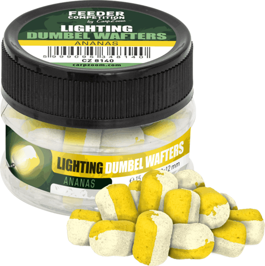 FC Lighting Dumbel Wafters horogcsali, o8x12 mm, ananász, 15 g