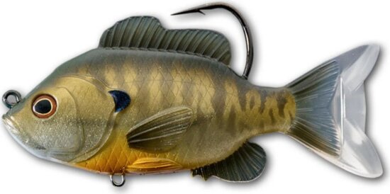 Livetarget Sunfish Swimbait Bronze Bluegill 90 mm 14 G Sinking