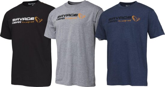 Savage Gear SIGNATURE LOGO T-SHIRT L BLACK INK póló
